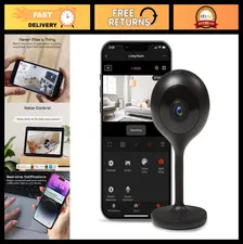 1080p Indoor Security Camera - Full HD WiFi, 2-Way Audio, Motion Detection, Nigh