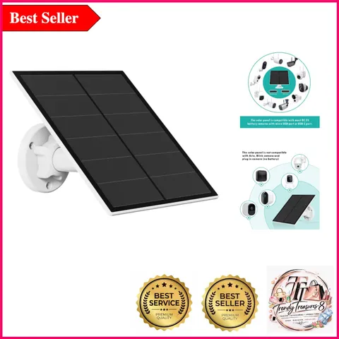 High-Efficiency 5W USB Solar Panel for Outdoor Security Cameras