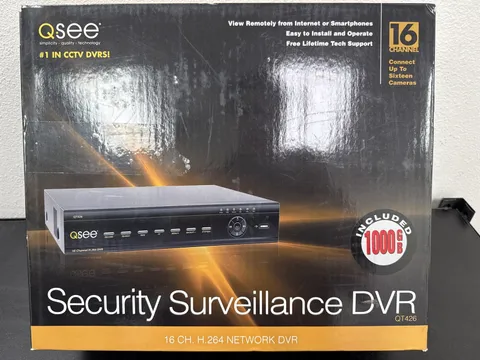 QSEE QT426 16-channel security camera DVR 1 TB HDD (ACCOUNT LOCKED)