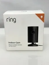 Ring Indoor Cam Compact Camera 2nd Gen - 1080p Indoor Wi-Fi 2.4GHz CAMERA Black