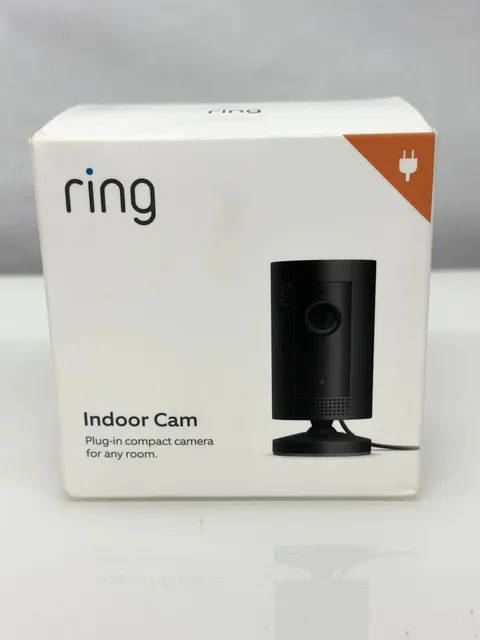 Ring Indoor Cam Compact Camera 2nd Gen - 1080p Indoor Wi-Fi 2.4GHz CAMERA Black