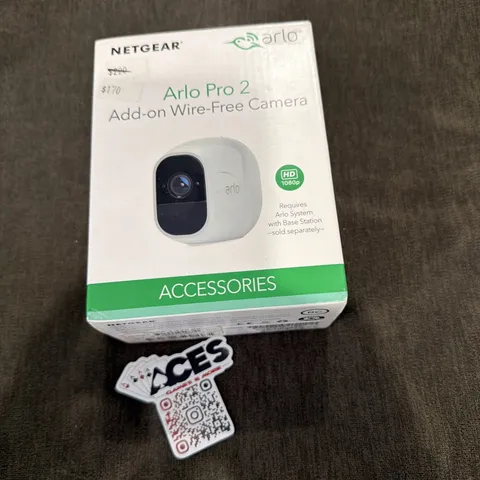 Arlo Pro 2 Camera VMC4030P Rechargeable Night Vision In-Outdoor New.