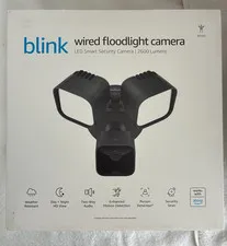 Blink Wired Outdoor Floodlight Camera 840268902834 HD motion detection Security