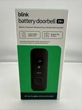 Blink Wireless Video Doorbell Newest Model 2K+ video doorbell, 2K resolution.