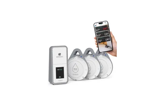 La Crosse 3 water leak sensors with bridge set