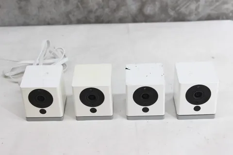Lot of 4 (four) Wyze Cam V2 in/outdoor Cameras - Untested - sold AS IS
