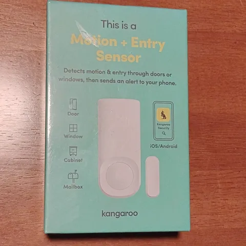 Kangaroo Motion + Entry Sensor Wi-Fi Door/Window Motion Sensor Alexa Google