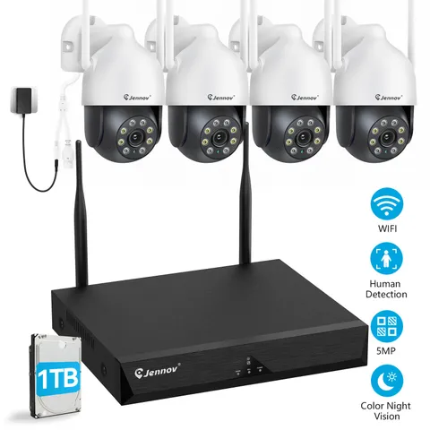 5MP Wireless WIFI IP Security Camera For CCTV System Outdoor Color Night Vision