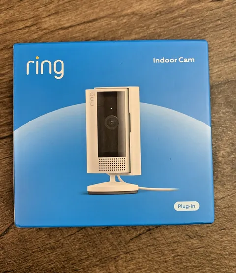 Ring Indoor Cam 2nd Gen Wi-Fi Home or business security in 1080p HD video, White