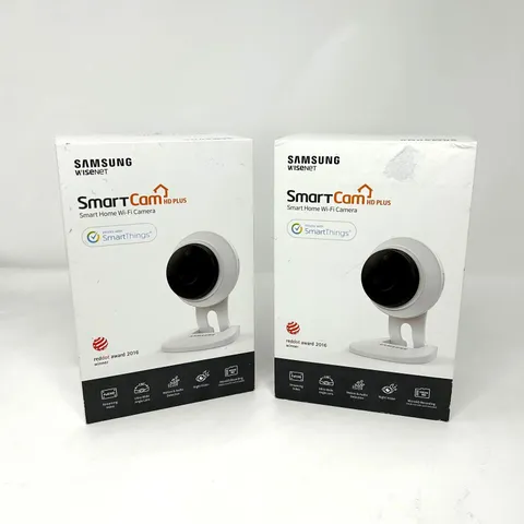 Samsung Wisenet SmartCam White HD Plus Smart Home Wi-Fi Camera