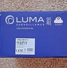 Luma 310 Series Dome Camera LUM-310-DOM-IP-BL (Black) Home Security - Brand New!