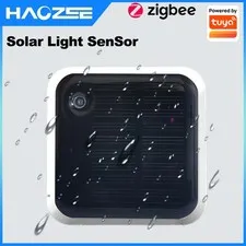 Haozee Tuya Zigbee Solar Light Sensor IP65 Waterproof Wireless Smart With Solar