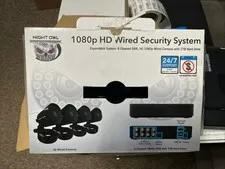 Night Owl 8 Channel DVR 1080p Wired Camaras With 1TB Hard Drive (VD2P1-84-V2)