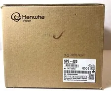 Hanwha Vision SPE-420 4-Channel IP Video Encoder AHD TVI CVI CVBS Open Box
