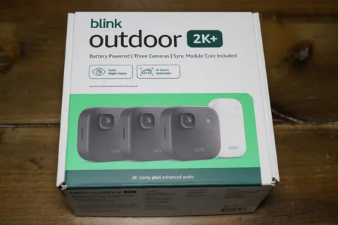 New & Sealed! Blink Outdoor 2K+ Wireless Security Camera - 3 Camera System