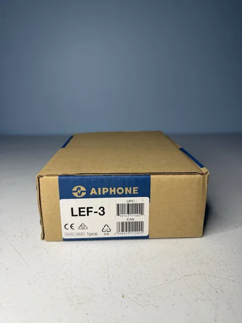 NEW Aiphone LEF-3 Master Door Station 3-Channel White Callbox Intercom Speaker