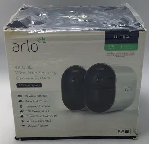 Arlo VMS5240-100NAS Ultra 4K UHD Wire-Free Security 2-Camera System u518