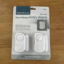 Bunker Hill Security Door / Window Entry Alarm Pack of 2 Item 94983 New Sealed