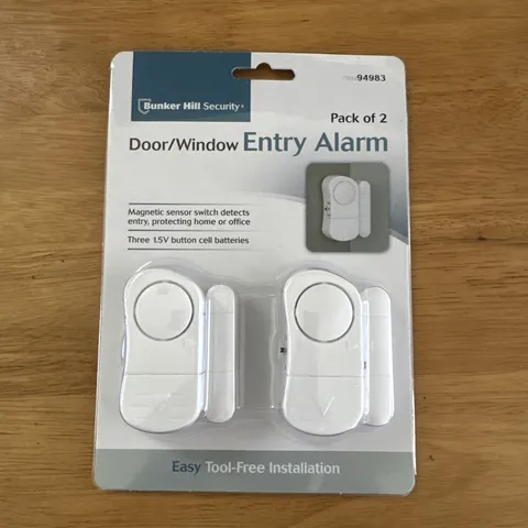 Bunker Hill Security Door / Window Entry Alarm Pack of 2 Item 94983 New Sealed