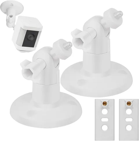 2Pack 360° Adjustable Wall Mount for Ring Spotlight Cam Battery/Cam Plus/Pro (Ba