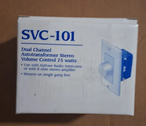 SVC-101 Nutone Dual Channel Autotransformer Stereo Volume Control 75 Watts