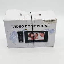 Wired Video Door Phone / Video Intercom Security Camera Black New In Box