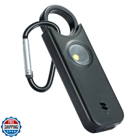 TIPSEAN Personal Safety Alarm - 135dB Ultra Loud Siren with LED Strobe Light,
