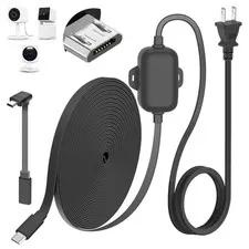 25FT Outdoor Power Adapter for WYZE Cam V4/Cam OG/V3/V3 Pro, IP67 Waterproof Ext