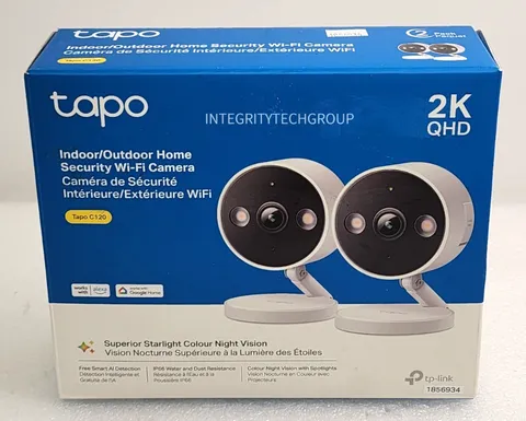 TP-Link - Tapo Indoor 2K Wi-Fi Plug-In Camera with Automated Privacy, NEW