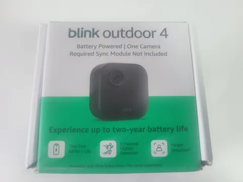 Blink Outdoor 4 (4th Gen) Wire-Free Smart Security Add On Camera HD 2-Way Audio
