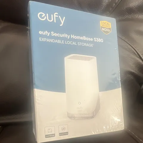 eufy Security HomeBase S380 Surveillance Cam Syst, Local Storage, White, sealed