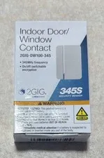 2GIG DW100-345 Wireless Door / Window Contact Sensor, 345 MHz