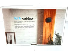 Blink Outdoor 4 4th Gen Wireless 5 Camera Security System Black - B0B1N4LM4J