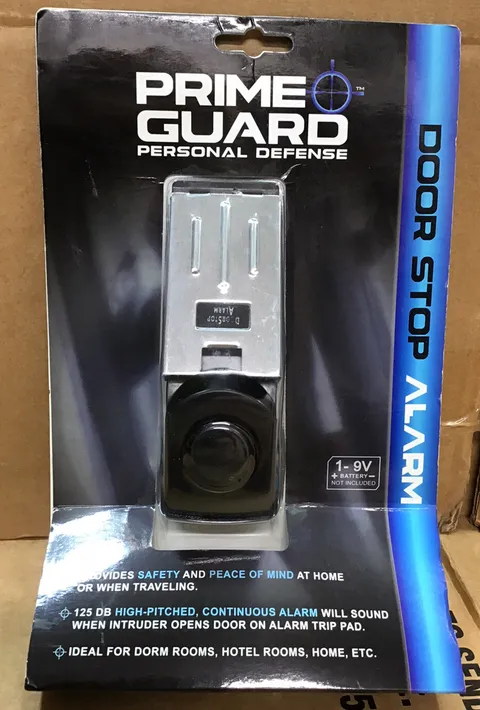 Prime Guard Personal Defense Door Stop Alarm For Home Dorm Room Hotel Travel C22