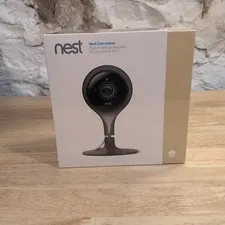 New Factory Sealed Google Nest Cam Indoor Black 1st Generation A0005-NC1102ES