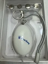 Siren Song Personal Attack Alarm White Keyring Lanyard Battery Powered