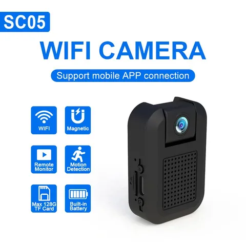 Mini WiFi Security Camera 1080P HD Wireless Camera Motion Detection Remote View