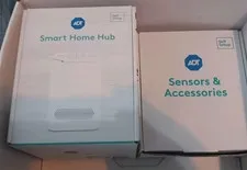 ADT Self Setup-Smart Hub & 7 Door/Window Sensors and 1 Motion Sensor, White