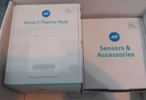 ADT Self Setup-Smart Hub & 7 Door/Window Sensors and 1 Motion Sensor, White