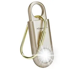 130dB Personal Safety Alarm Ultra Bright Strobe Light. Loud Sound Keychain Si...