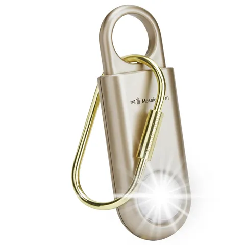 130dB Personal Safety Alarm Ultra Bright Strobe Light. Loud Sound Keychain Si...