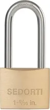 Outdoor Weatherproof Padlock W/ Stainless Steel Shackle & Solid Brass Body