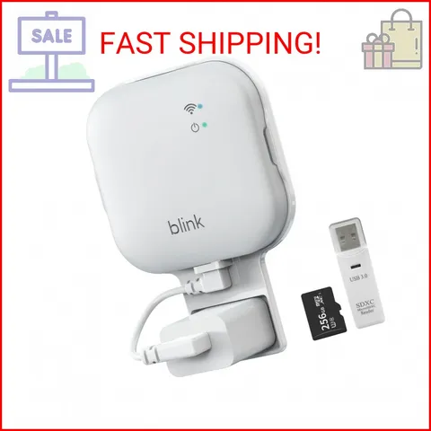 256GB MicroSD Card and Sync Module XR Mount, No-Drilling Mount for Blink Outdoor