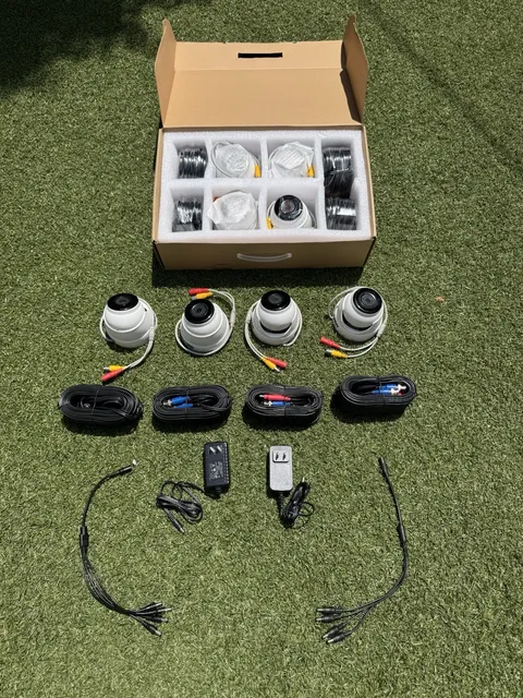 Lorex 8-Camera Security Kit (4 NEW / 4 USED) - 1080p Dome BNC Hardware