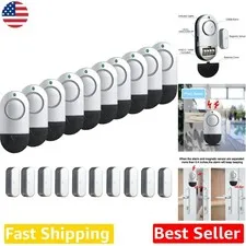 Home Security Window Door Alarms - 10 Pack Loud 120DB Kids Pool Safety