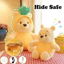 Teddy Bear Doll Hidden Compartment Secret Home Diversion Stash Container Storage