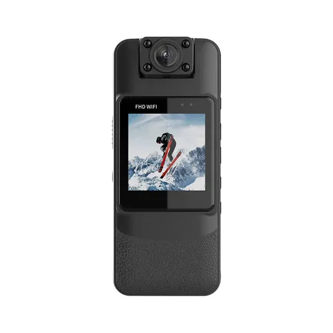 occkic 4K Mini Body Camera WiFi Night Vision Clip-On Security Recorder 180°