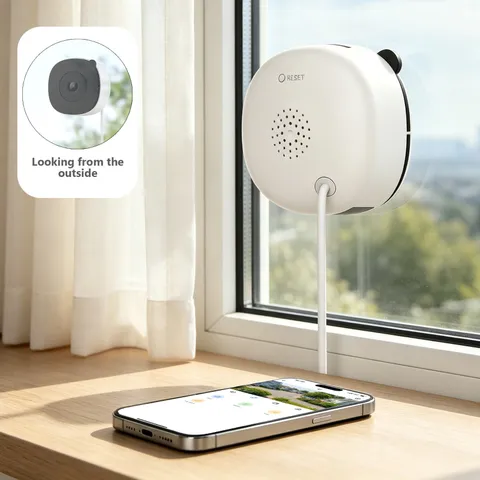 Wansview K1 Window Camera 2.4/5G WIFI Security Camera Indoor 2K 24/7 Recording