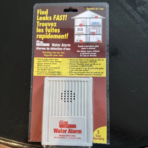 Glentronics BWD-HWA Watchdog Water Alarm - White