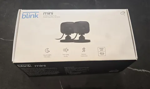 Blink Mini 1080p Wi-Fi Indoor Security Camera - Black, Pack of 2 (B09N6QBMTW)